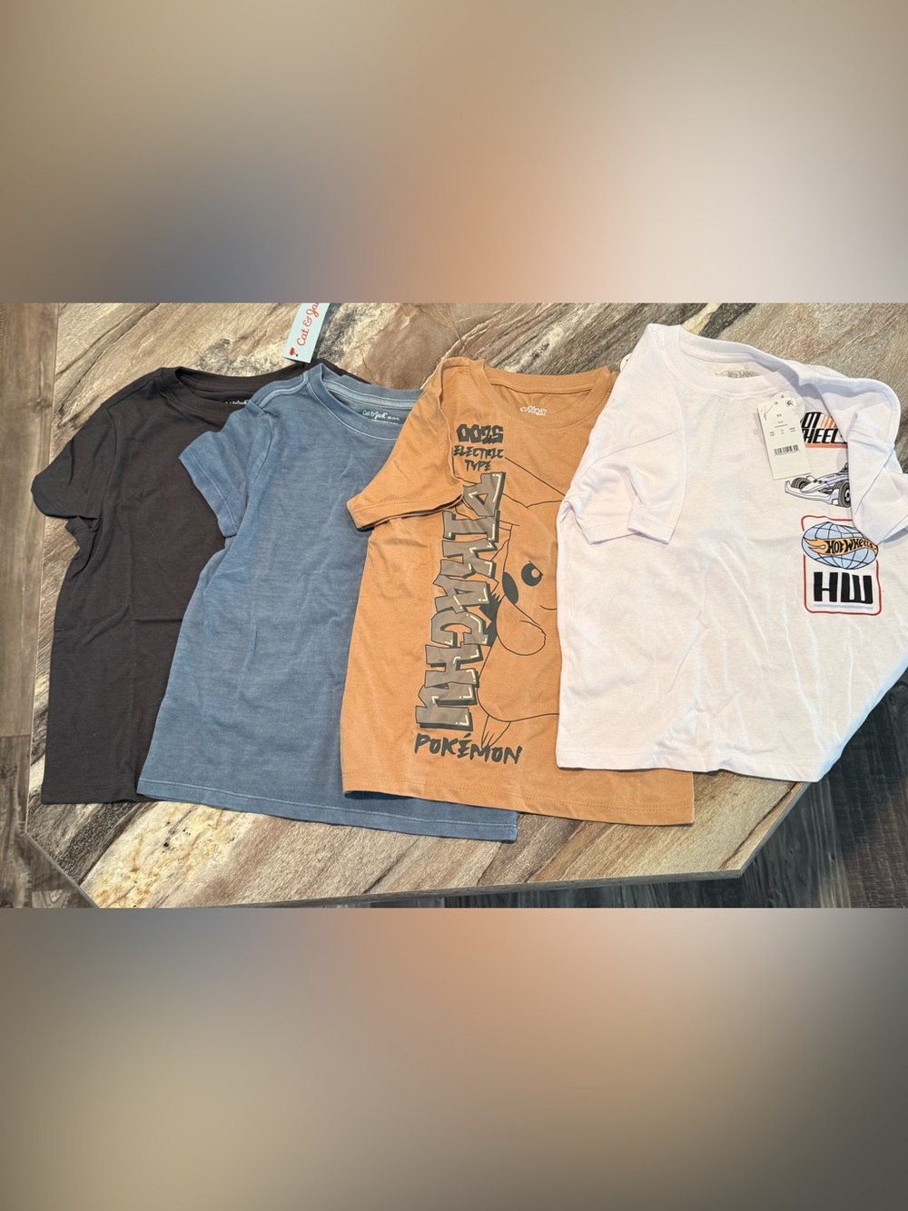 Lot of 4 Boys NEW T-shirts Size XS (4-5) NWT